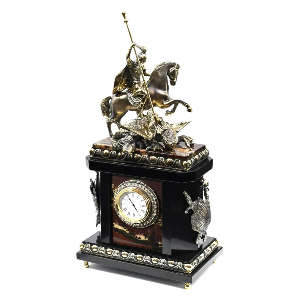 Каминные часы "Георгий Победоносец"