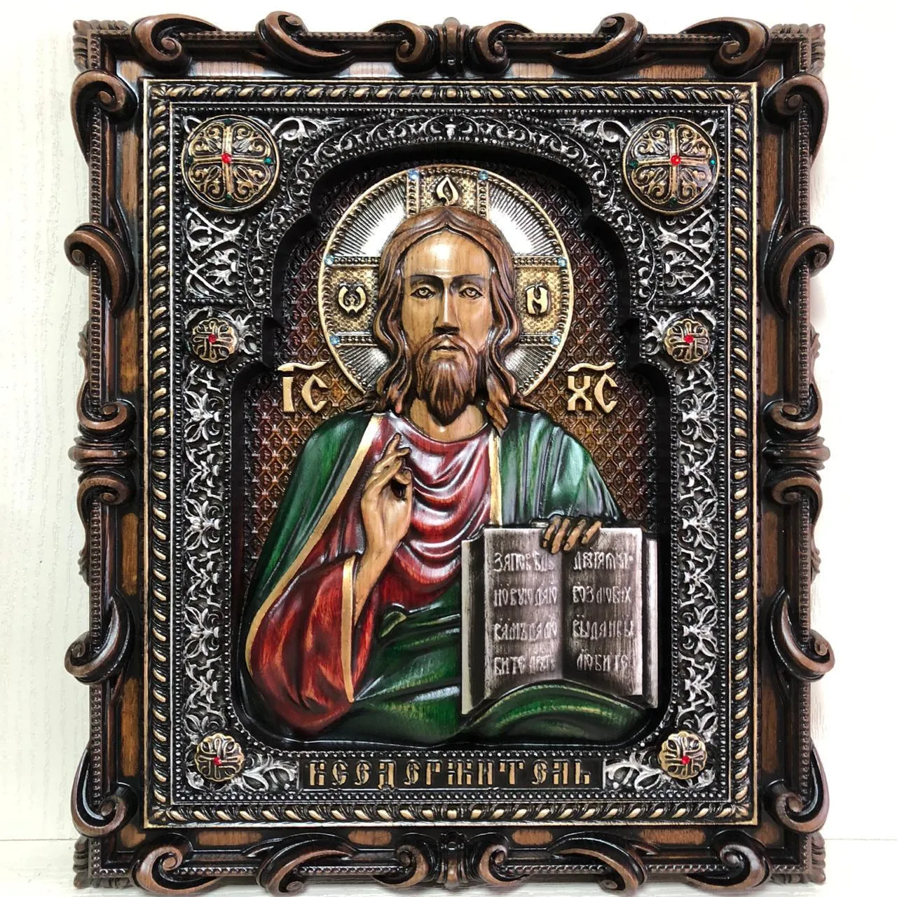 Икона Господь Вседержитель (430х370)